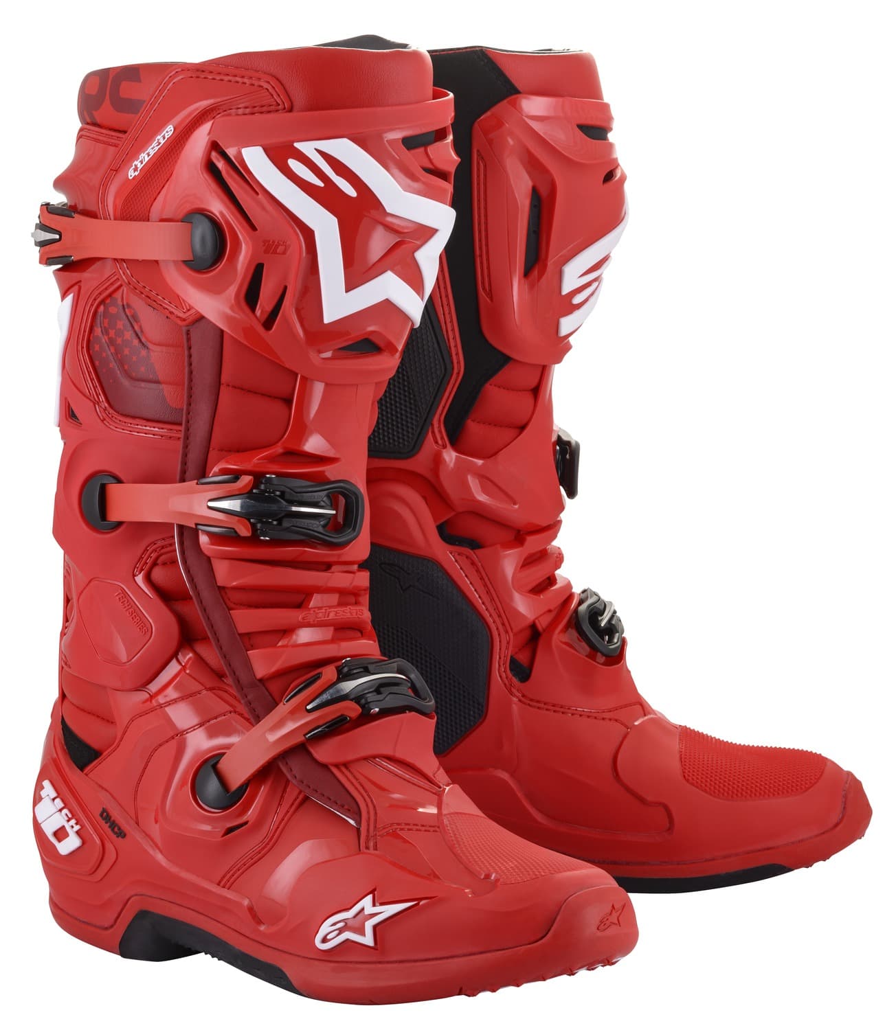 Boty TECH 10, ALPINESTARS (červená) 2026 - obrázek 1