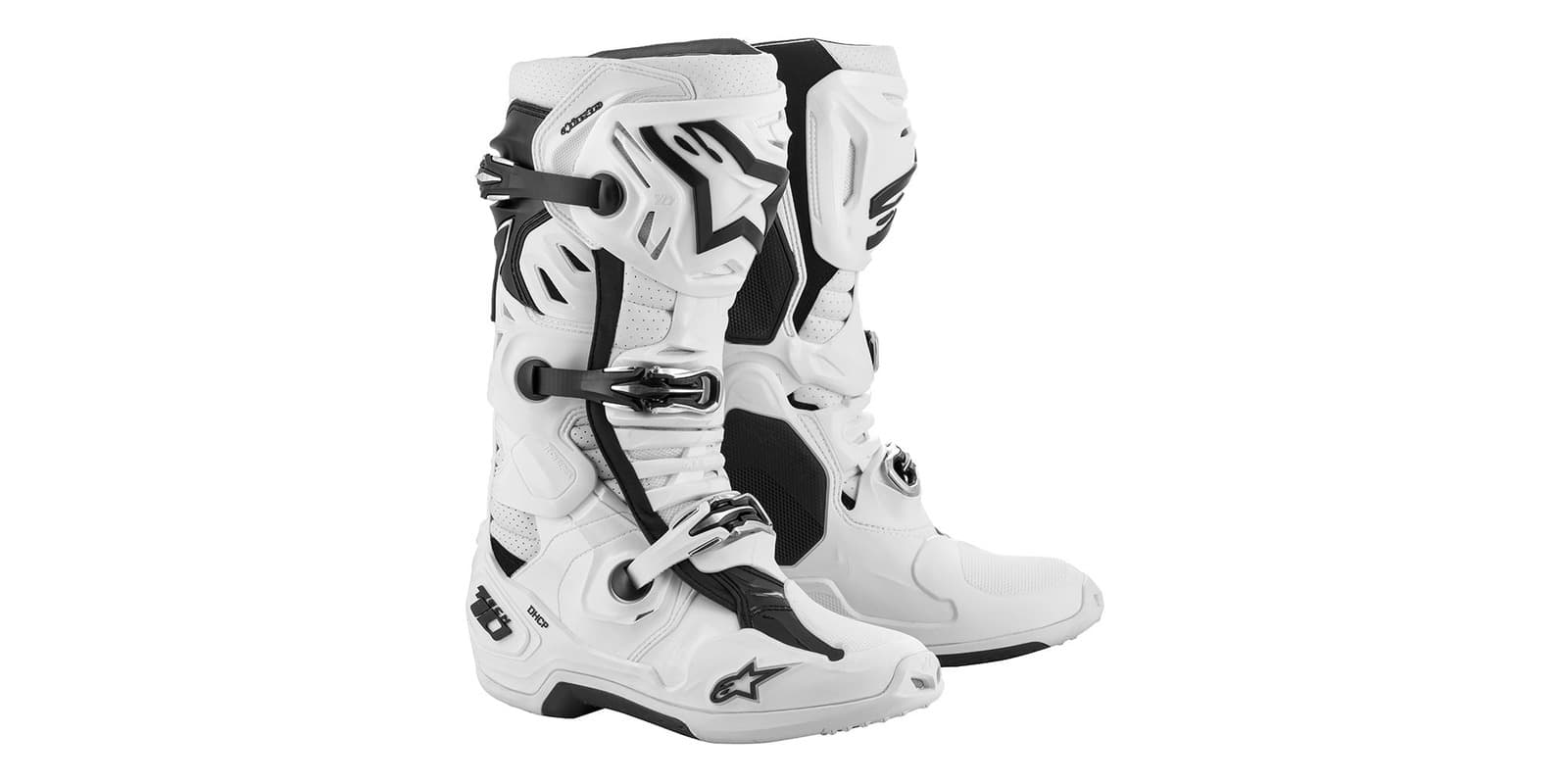 Boty TECH 10 SUPERVENTED, ALPINESTARS, perforované (bílá) 2026 - obrázek 1