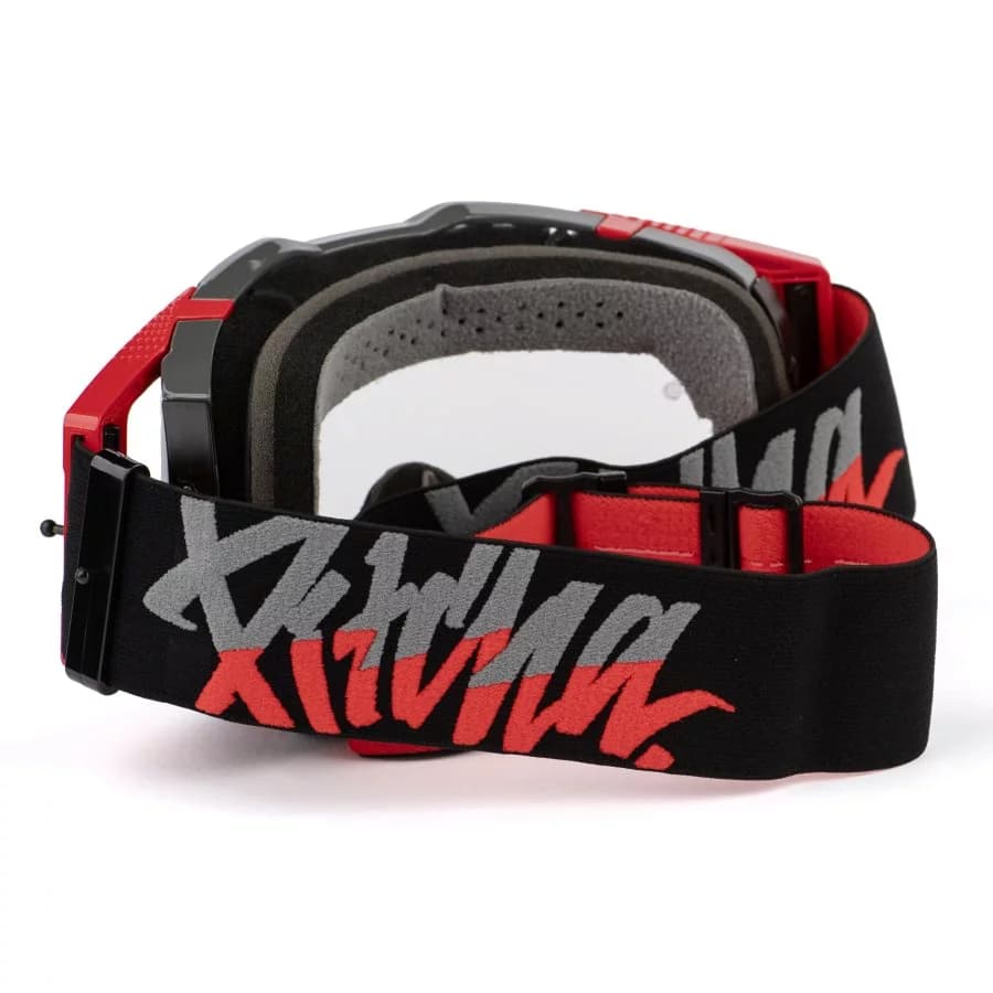 Brýle Pitcha FURIOUS grey/red - clear - obrázek 3