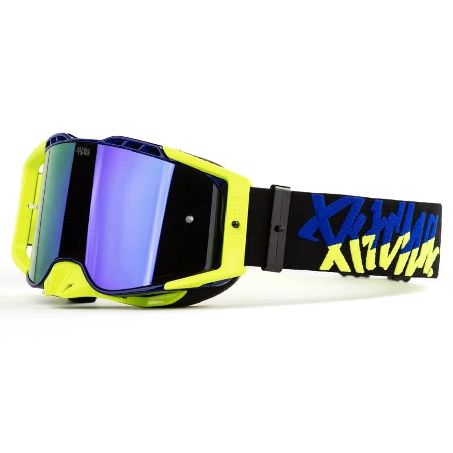 Brýle Pitcha FURIOUS navy/fluo - purple mirrored - obrázek 1