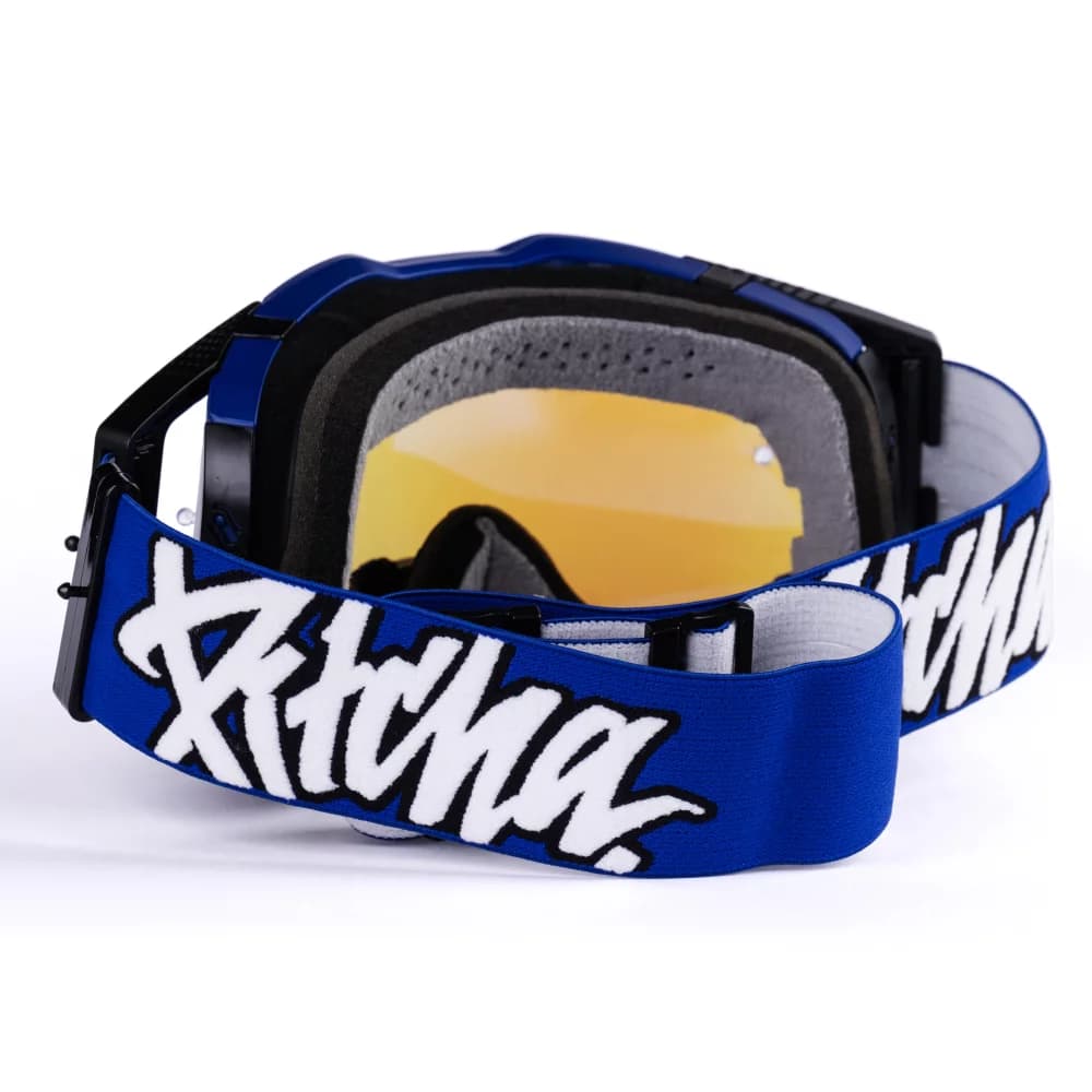 Brýle Pitcha FURIOUS navy/white - blue mirrored - obrázek 3