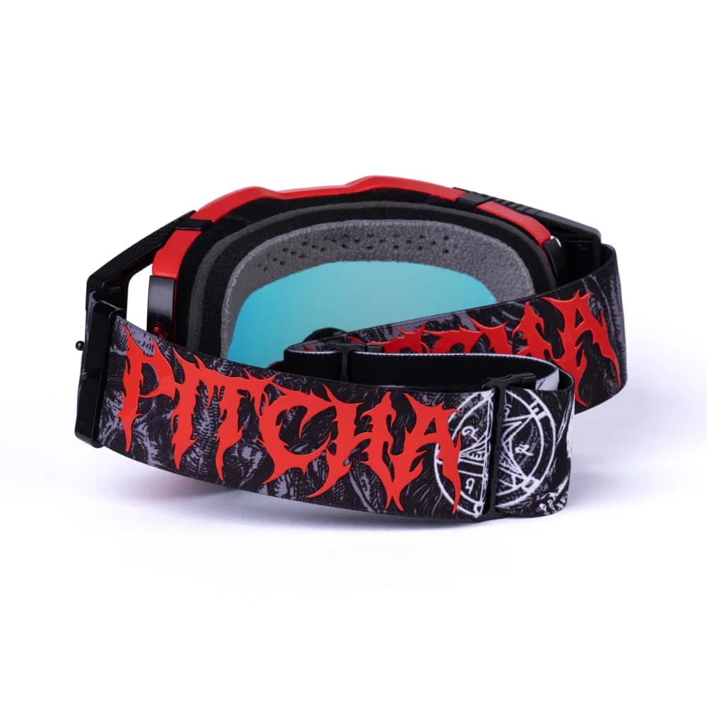 Brýle Pitcha FURIOUS SATANIST limited black/red - red mirrored - obrázek 2