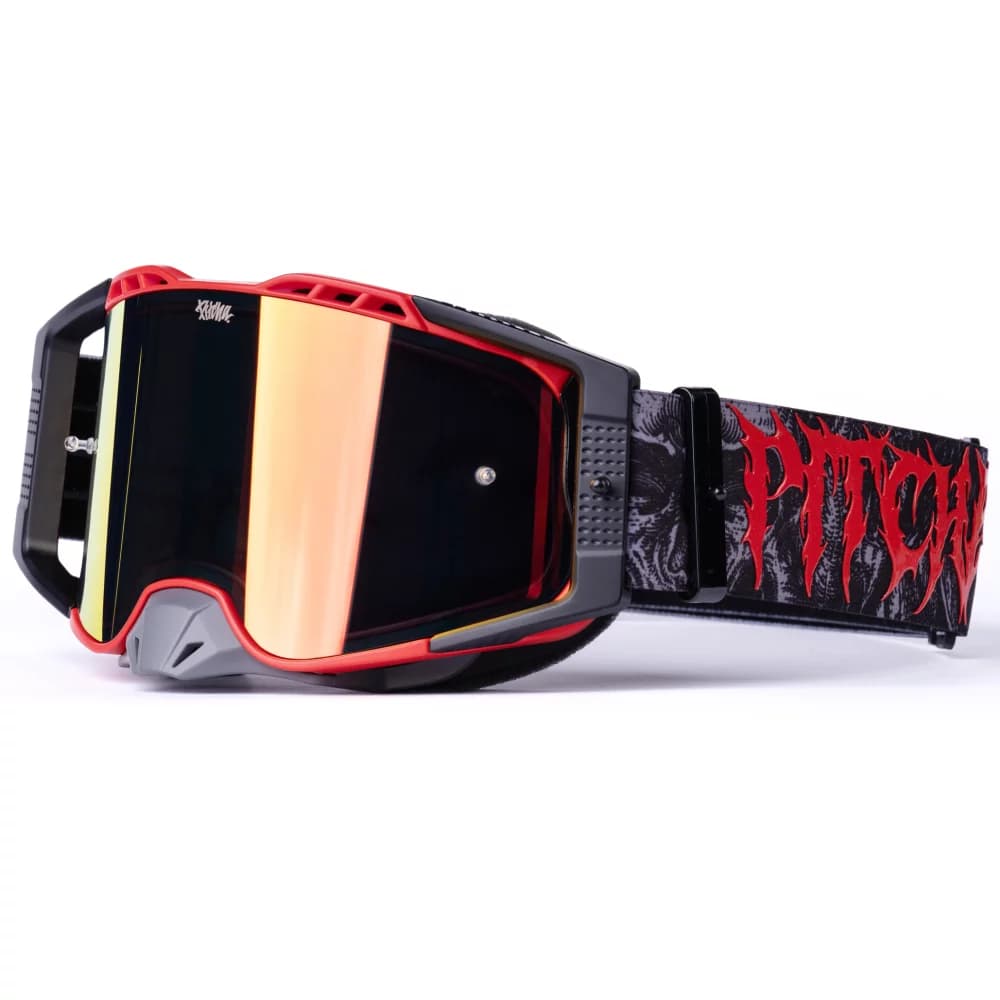 Brýle Pitcha FURIOUS SATANIST limited black/red - red mirrored - obrázek 1