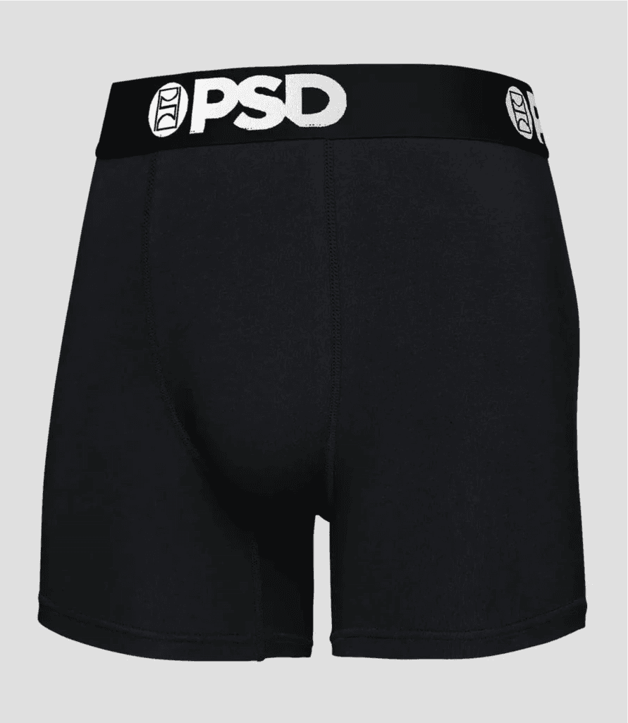 PSD Cotton Solids Black 3 Pack Men Underwear (Mid) - obrázek 2