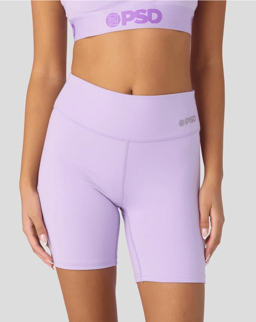 PSD Lavender Women Performance Biker Compression Short - obrázek 1