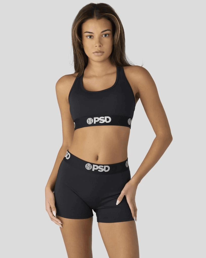 PSD Solids Black Women Performance Bra - obrázek 2