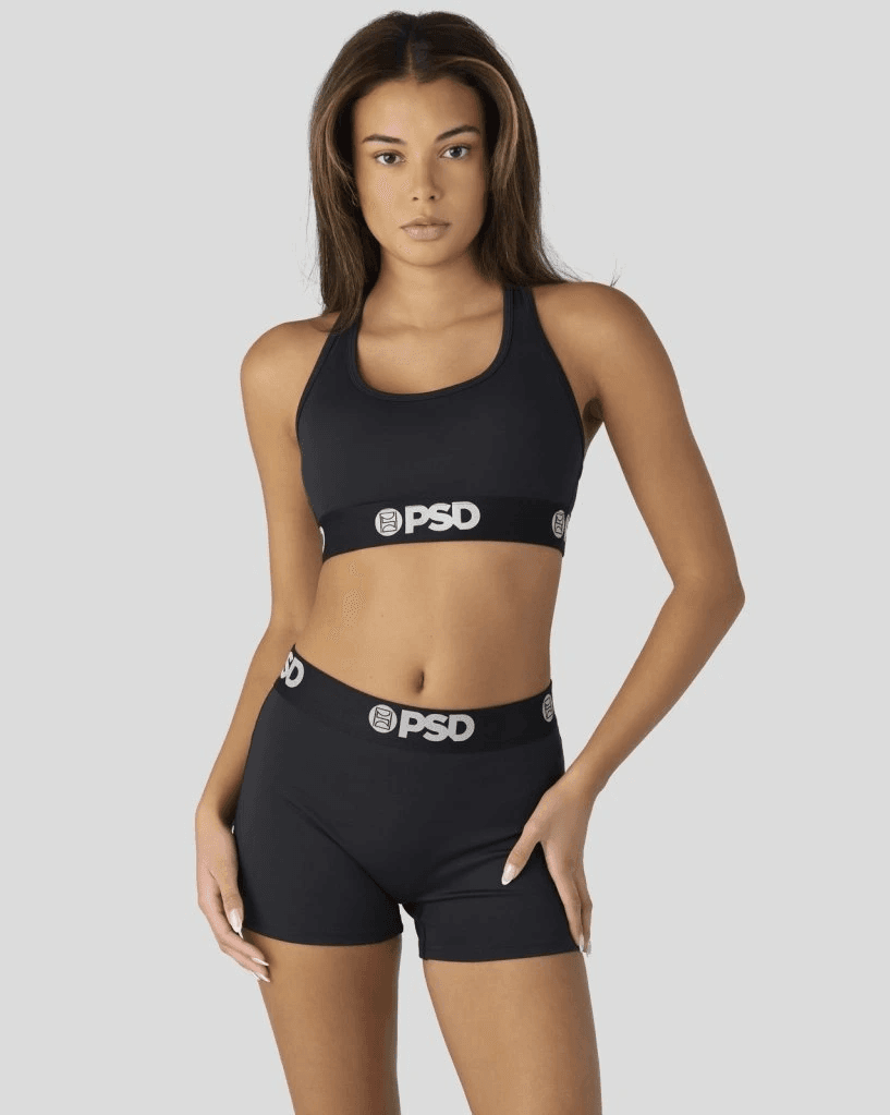 PSD Solids Black Women Performance Compression Short - obrázek 2