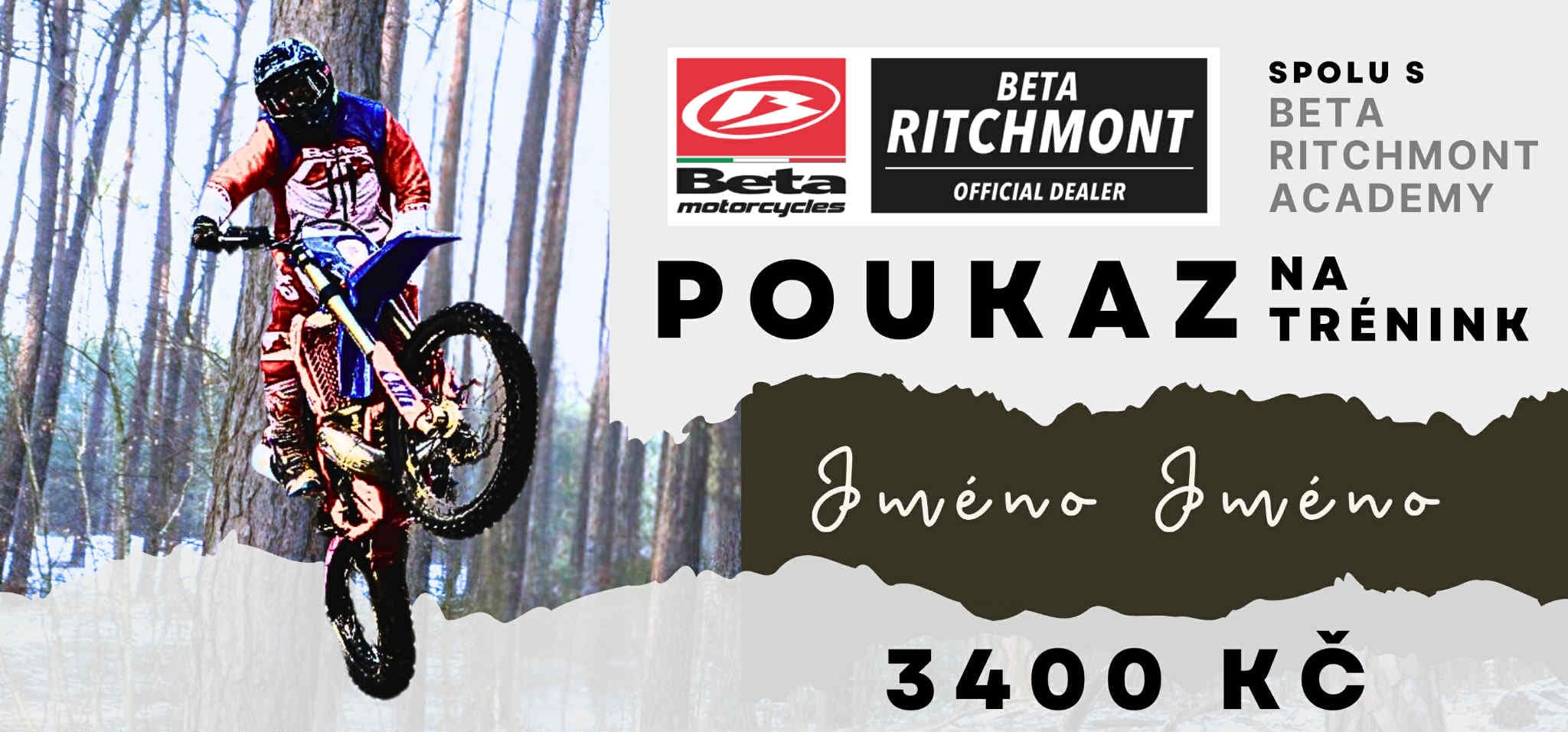 Trénink v Ritchmont Academy s půjčením motorky - obrázek 1